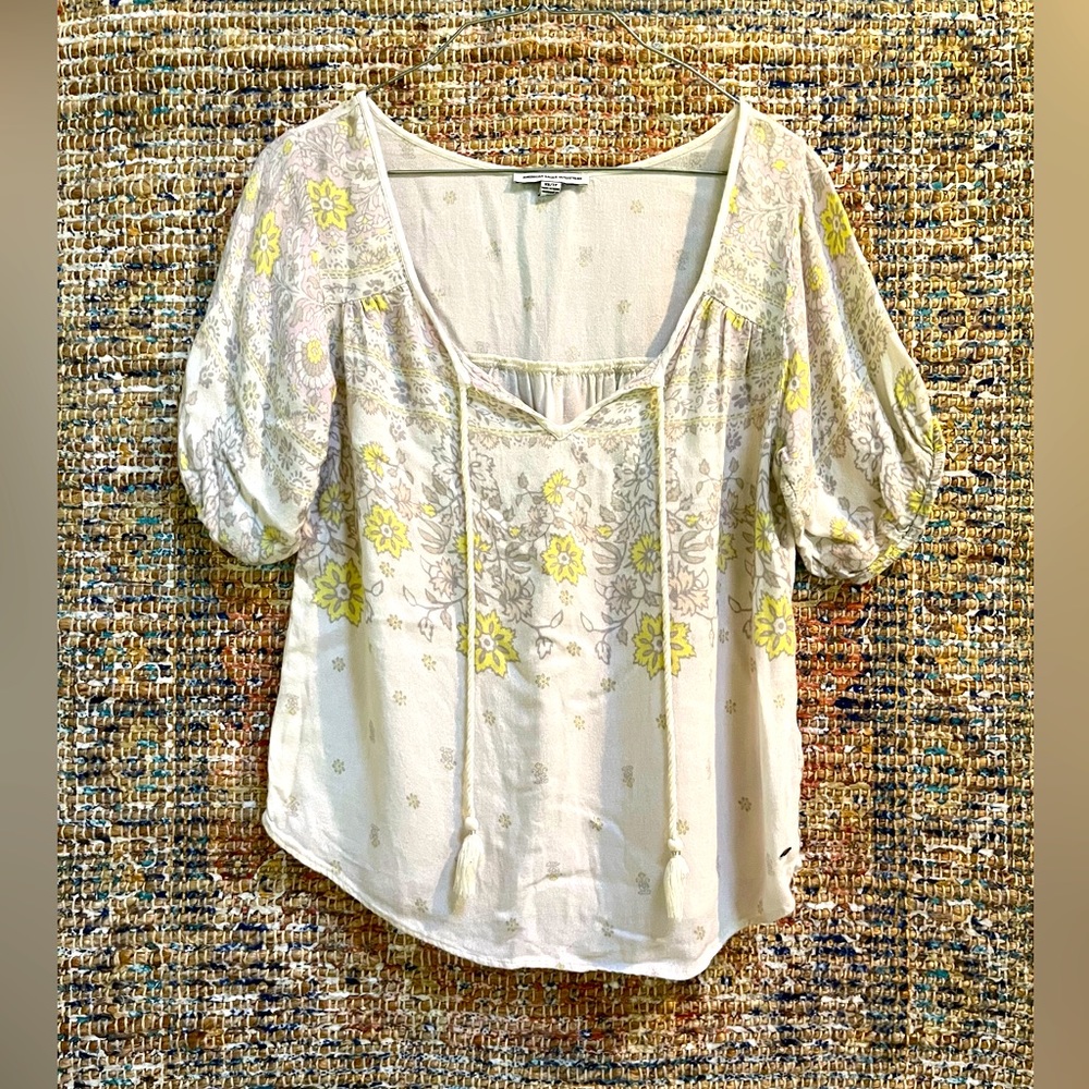 American Eagle Boho Styled Shirt